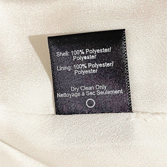 Dress The Population A-Line Criss Cross Back White Maxi Dress Women Size XL NWT - Picture 6 of 10